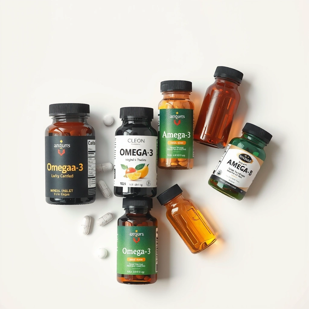 Assortiment de compléments alimentaires